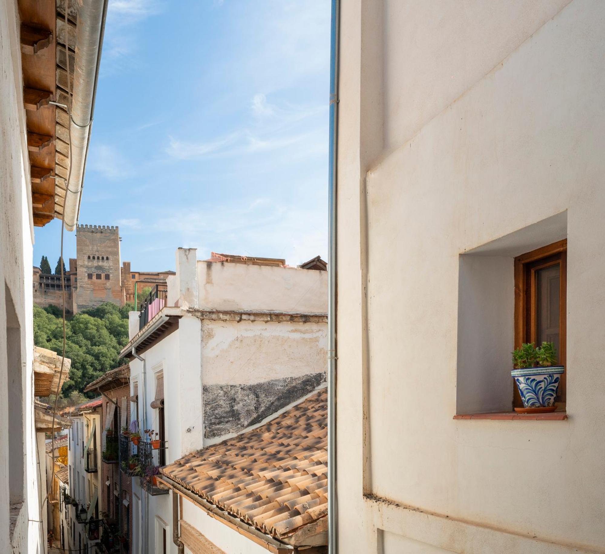 Апартаменти El Rincon Nazari - Vistas A La Alhambra Y Terraza Гранада Екстер'єр фото
